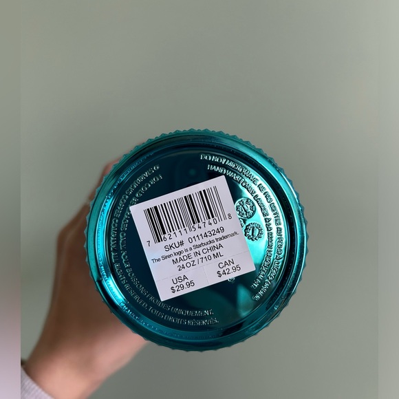 Starbucks 2023 blue chrome studded venti tumbler - Picture 4 of 4